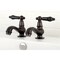 Kingston Brass KS1105PKL Basin Tap Faucet W/ Cross Handle, Oil Rubbed Bronze KS1105PKL - alternate 2